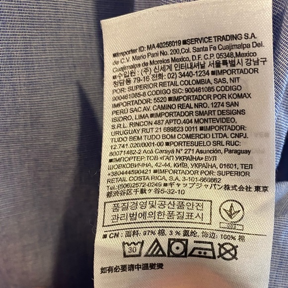 ❤️4/$40 SALE! ❤️ Banana Republic Cuffed Tunic Dress Shirt - Picture 5 of 6